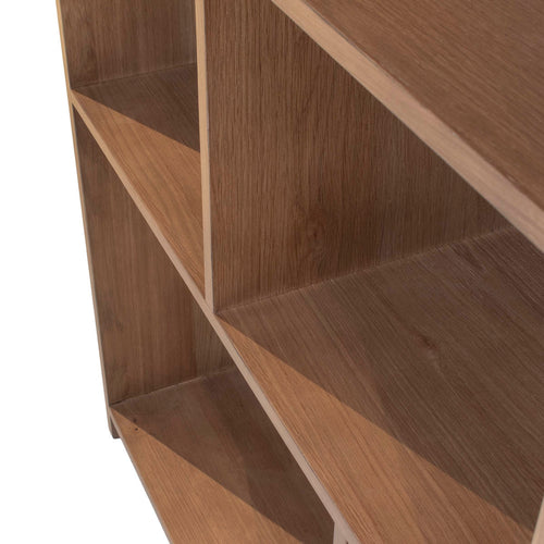 DÉJA Living Vakkenkast Lugo - Bruin Hout - 80x40x200cm - vtwonen shop