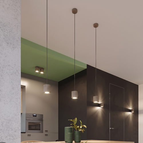 Sollux Lighting Plafondlamp ORBIS 2 taupe - 26x10x12cm