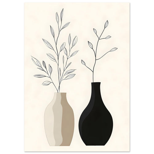 Artfulprints  Boho – Calm vase   poster A4 21x29.7 cm - vtwonen shop