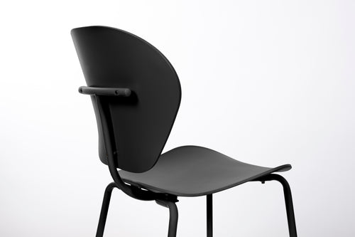 Zuiver The Ocean Chair Eetkamerstoelen Pirate Black - Set van 2 - vtwonen shop