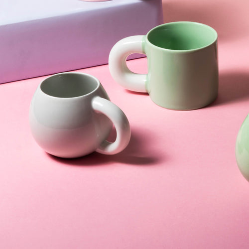 Ona - Beker 33cl rond grijs Lola - vtwonen shop