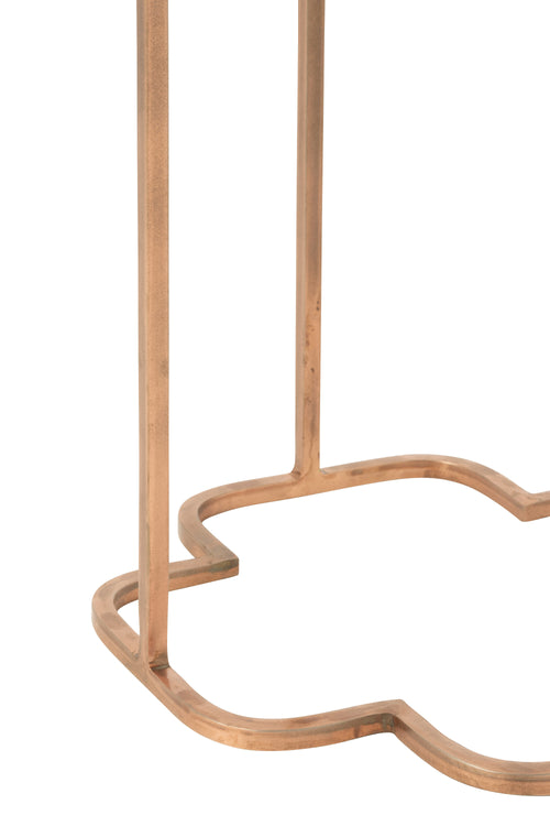 J-Line bijzettafel Ones - metaal - koper - 2 stuks - vtwonen shop