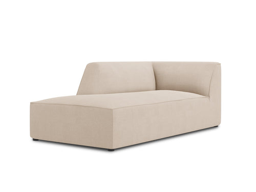 Micadoni linker meridiaan Ruby structurele stof, beige - 180x93x69cm