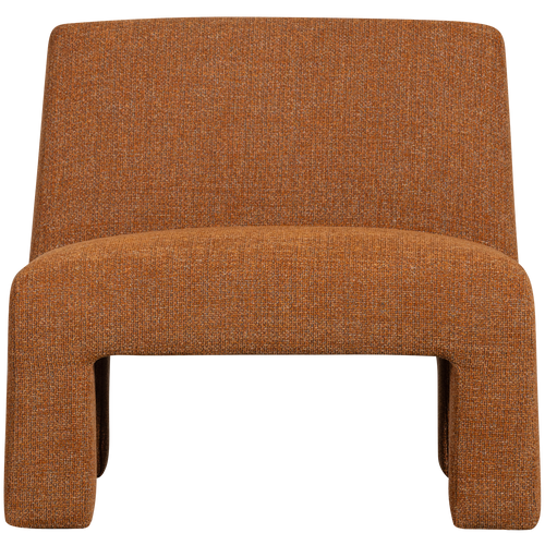 WOOOD fauteuil Lavid - Polyester - Ginger - 73x74x84 - vtwonen shop