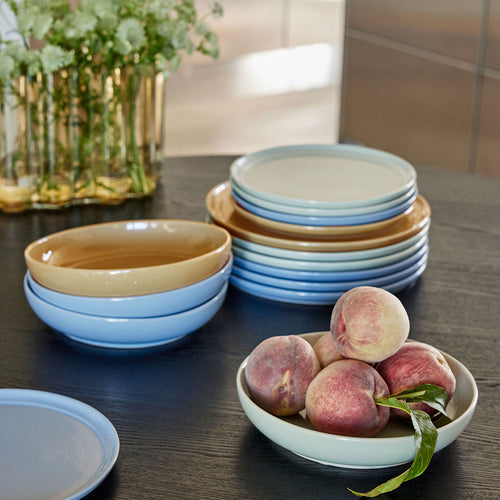 Hübsch soepbord Amare - steenpoeder - ø23xh5cm - vtwonen shop