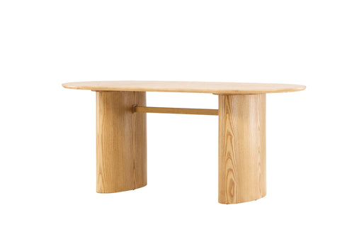 Rebellenclub Eetkamertafel Bygstad - 180 x 75 cm - Naturel - vtwonen shop
