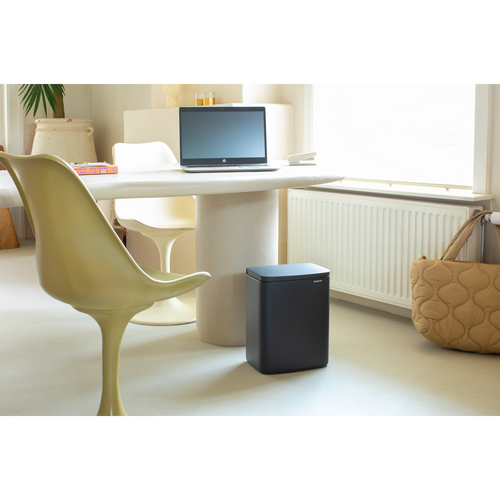 Brabantia Prullenbak Bo - 12 L - mineral infinite grey - vtwonen shop