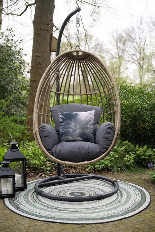 Panama hangstoel - voor binnen en buiten - inclusief decoratief karpet