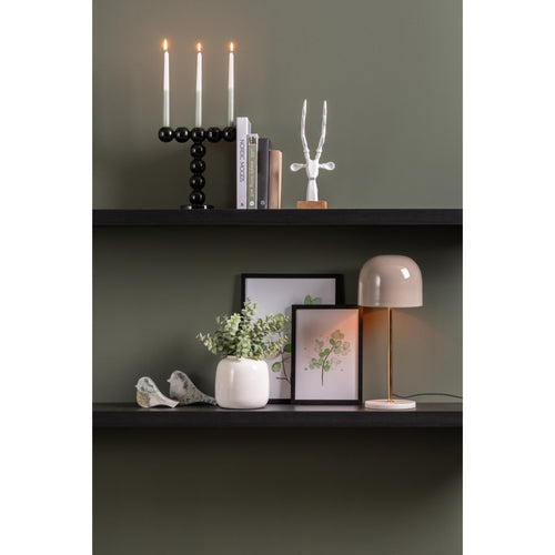 Leitmotiv tafellamp Manta - grijs - Ø20cm - vtwonen shop