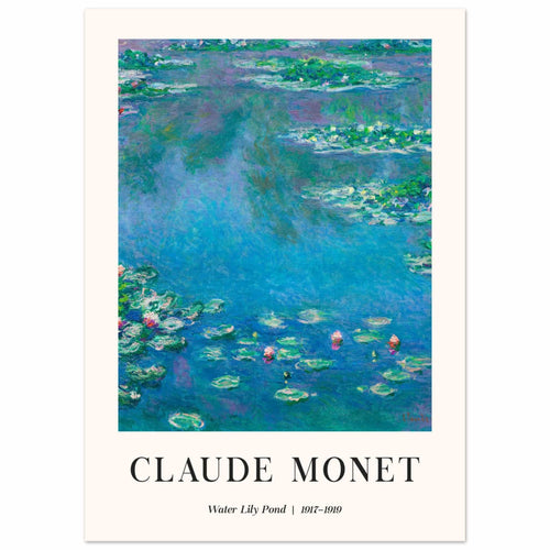 Artfulprints  Claude Monet - Water lily pond   poster 50x70 cm - vtwonen shop