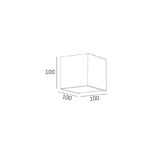 Artdelight Wandlamp Fulda - Zwart/Mat Goud