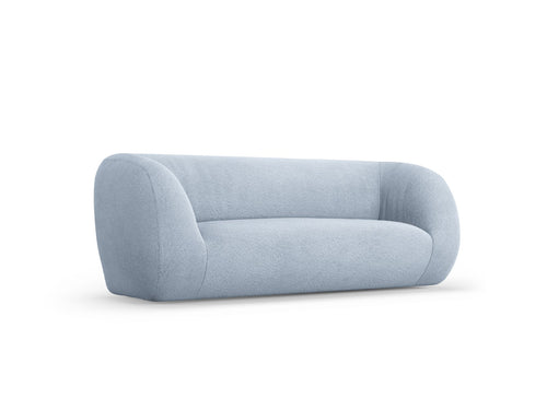 Cosmopolitan Design Bank Essen 2-zits, boucle, lichtblauw - 95x210x86cm