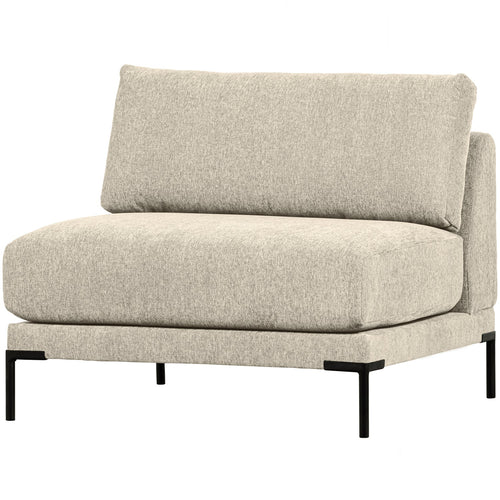 vtwonen elementen bank Couple - Polyester - Zand - Hoek/Poef/Loveseat/Lounge - vtwonen shop