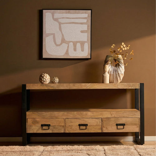 Starfurn Tv-meubel Britt - Naturel Hout - 150x45x60cm