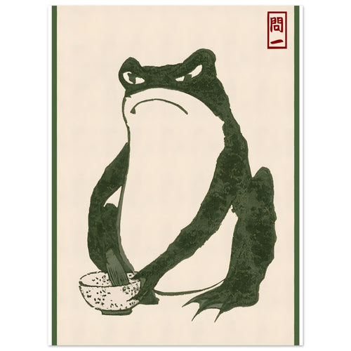 Artfulprints  Hoji frog   poster 30x40 cm - vtwonen shop
