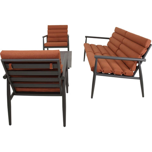 Lesli Living loungebank Harper - rood - 168x76x72cm
