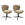 Furnhouse eetkamerstoel Nicklas - Beige - Stof (Bouclé) - Set van 2