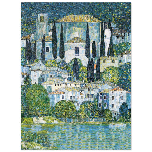 Artfulprints  Gustav Klimt - Church in Cassone   poster 30x40 cm