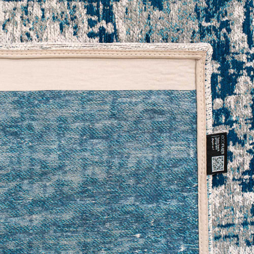 Ecorugs vloerkleed Bronx Azurite - blauw - 80x150cm