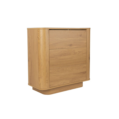 Housecraft Living Almira Ladekast Hout/ Marmerlook Naturel