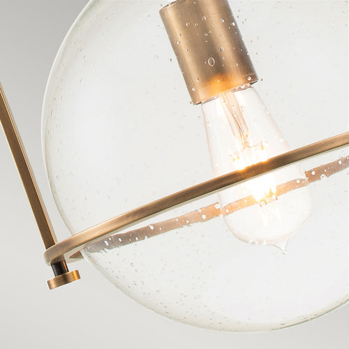 Elstead Hinkley Somerset Globe hanglamp Heritage messing
