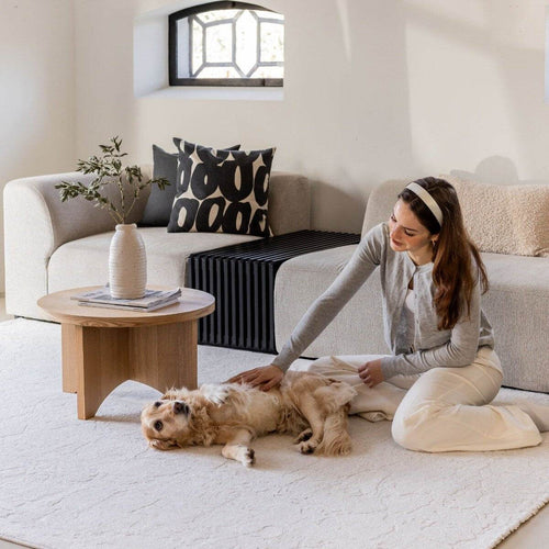 Interieur05 Vloerkleed Cairt Wit/Creme