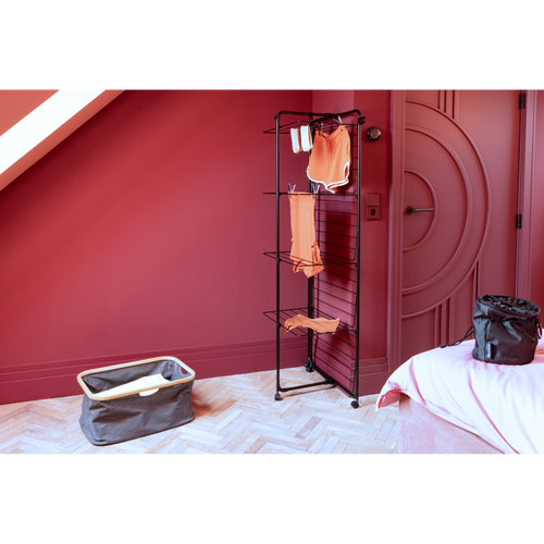 Brabantia HangOn Droogtoren, 30 meter - Matt Black - vtwonen shop