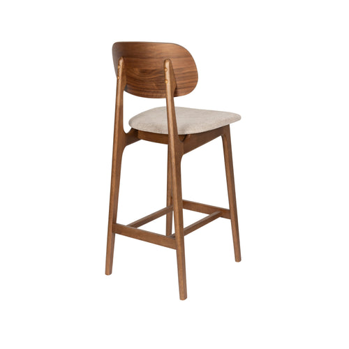 Dutchbone Marais Barkrukken 68,5 cm Walnoot kleur - Set van 2