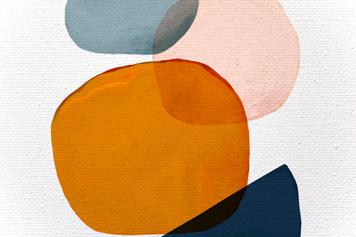 Set 2 Canvas 60x40 Gekleurde Bubbels