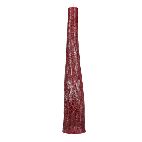 S|P Collection - Kaars 9xH49,5cm bordeaux Twig