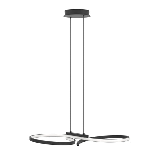 EGLO hanglamp Serpins - led - 66 cm - zwart/wit - vtwonen shop