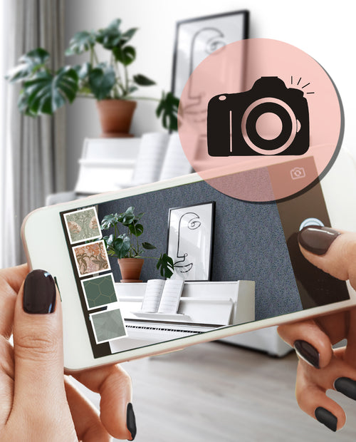 ESTAhome behang bloemetjes donkerblauw en donker paars - 50 x 900 cm - 131230 - vtwonen shop