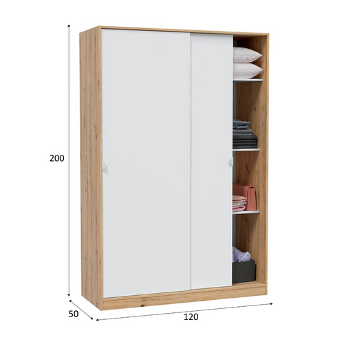Calicosy - Kast ELI - Wit 50x120x200 cm