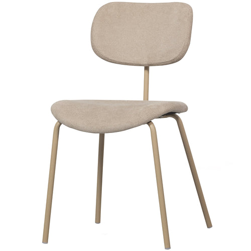 WOOOD eetkamerstoelen Link - Polypropyleen - Zand - Set van 2 - vtwonen shop