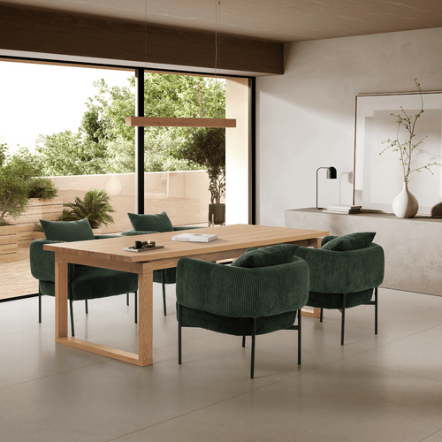 Calicosy - ARUNI Fauteuil in stof - Grijs - 78x73x75 cm
