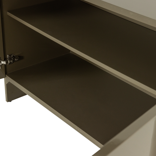WOOOD tv meubel 160 cm Liora - Hout - Hoogglans Groen - 75x160x45