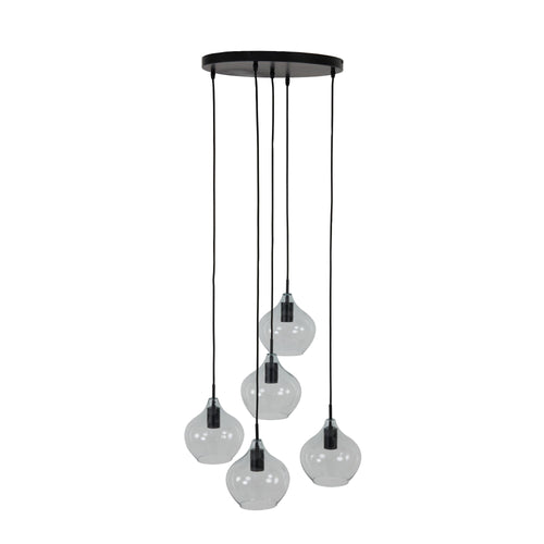 Light & Living hanglamp Rakel - zwart - Ø61cm - vtwonen shop