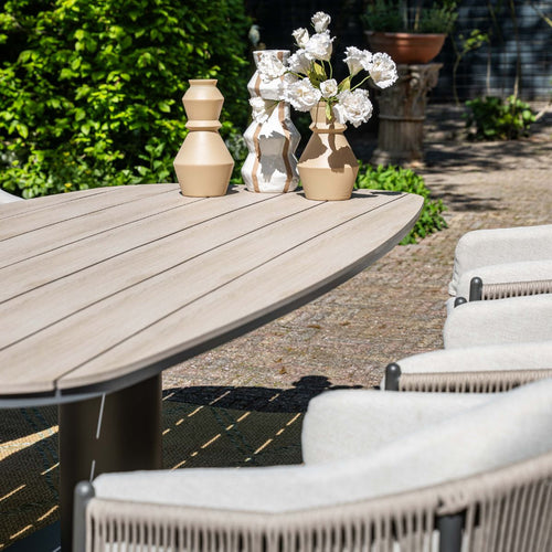 Garden Impressions Tuintafel Leona 230x110xH72 cm - donker grijs