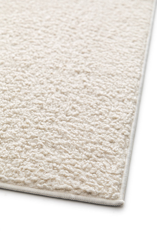 AFK Living vloerkleed Mono - Vloerkleed met getextureerd schapenvacht-effect - wit - 160x230 cm