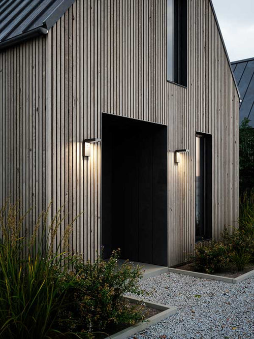 Nordlux Alya Wandlamp Buiten - Sensor & Solar - LED - 3000K - IP44 - Zwart - vtwonen shop