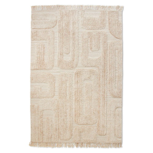 Tufted rug limestone (200x300cm) - vtwonen shop