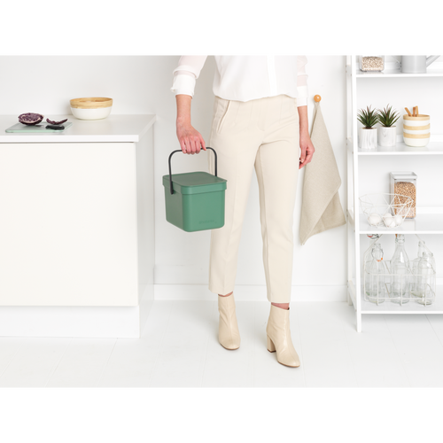 Brabantia Afvalemmer Sort & Go - 6L - fir green - vtwonen shop