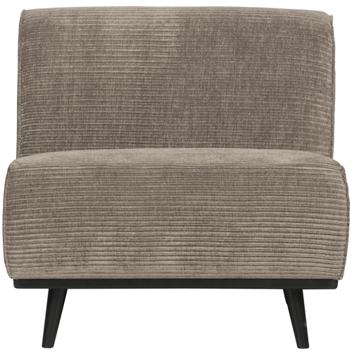 WOOOD 1-zits element Statement - Ribstof - Clay - 77x79x93 - vtwonen shop