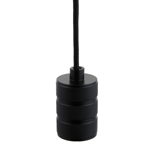 Lighto - Pendel Mat Zwart - Inclusief Lichtbron Goud - Retro - 1.5m Snoer - Met Plafondkap - vtwonen shop