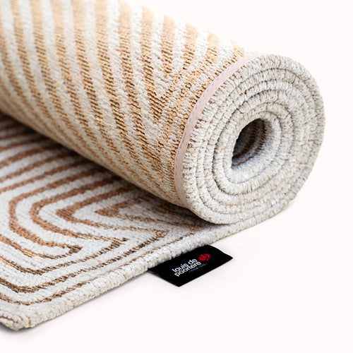 Louis De Poortere binnen & buiten machinewasbaar vloerkleed Meditation Coral van 70% gerecycled PET - rood - 170x235cm