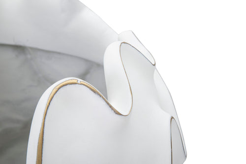 Mauro Ferretti cachepot - Ø 44x37 cm - wit