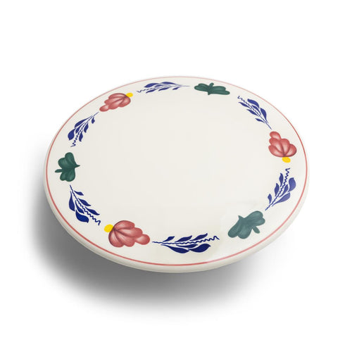 Royal Boch taartplateau op voet Boerenbont - ø23cm - keramiek