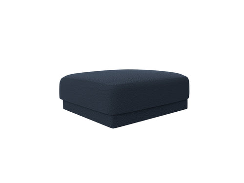 Micadoni Poef Miley boucle donkerblauw - 90x90x40cm