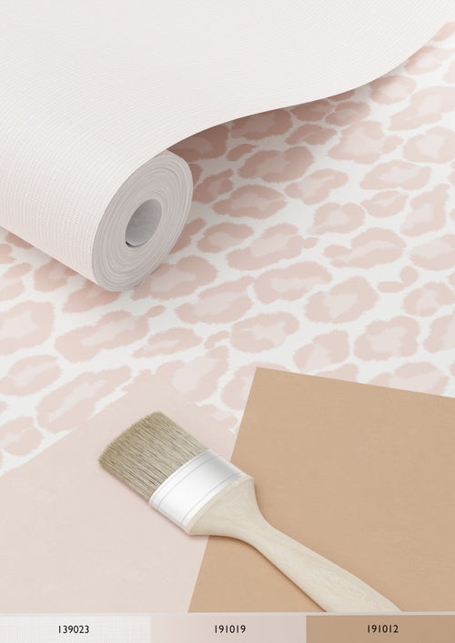 ESTAhome behang panterprint zacht roze - 53 cm x 10.05 m - 139150 - vtwonen shop