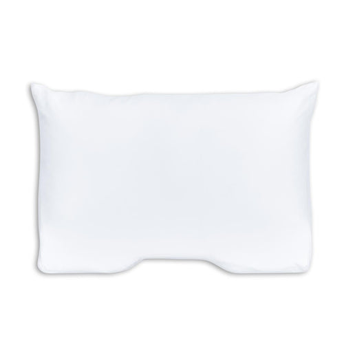 Silvana Support - Katoensatijn Kussensloop Schoudercontour voor kussen Rood - 50 x 70 cm - Wit